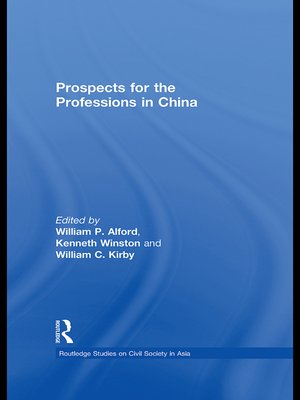 cover image of Prospects for the Professions in China